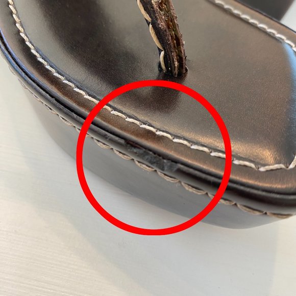 Donald J Pliner Bronze Snakeskin Wedge Platform Sandal Sassy Size 8 M - Picture 5 of 8